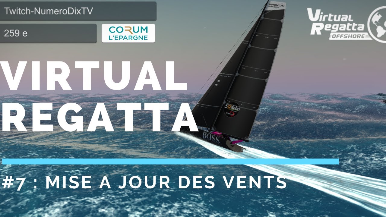 Tuto Virtual Regatta #7 : Mise à jour et horaires des vents