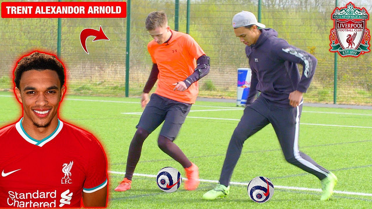 Football Challenges vs TRENT ALEXANDER-ARNOLD! (Crazy Skills & Goals)