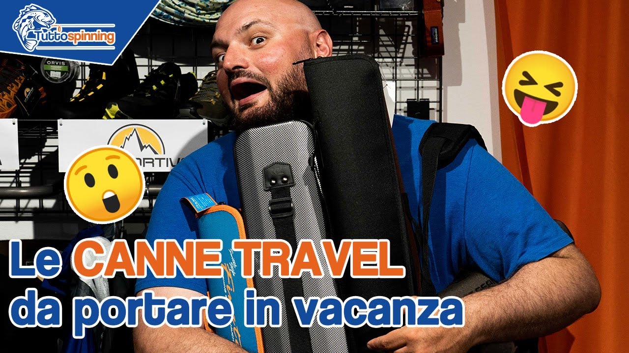 🧳 Partiamo per le vacanze con le nostre CANNE da pesca TRAVEL