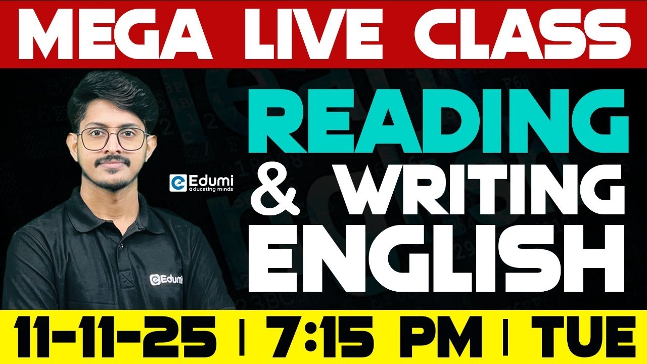 SGOU | SEM 1 |Reading And Writing English |MEGA LIVE|Block 1 |Unit 1|Mr Safeer |Edumi Degree