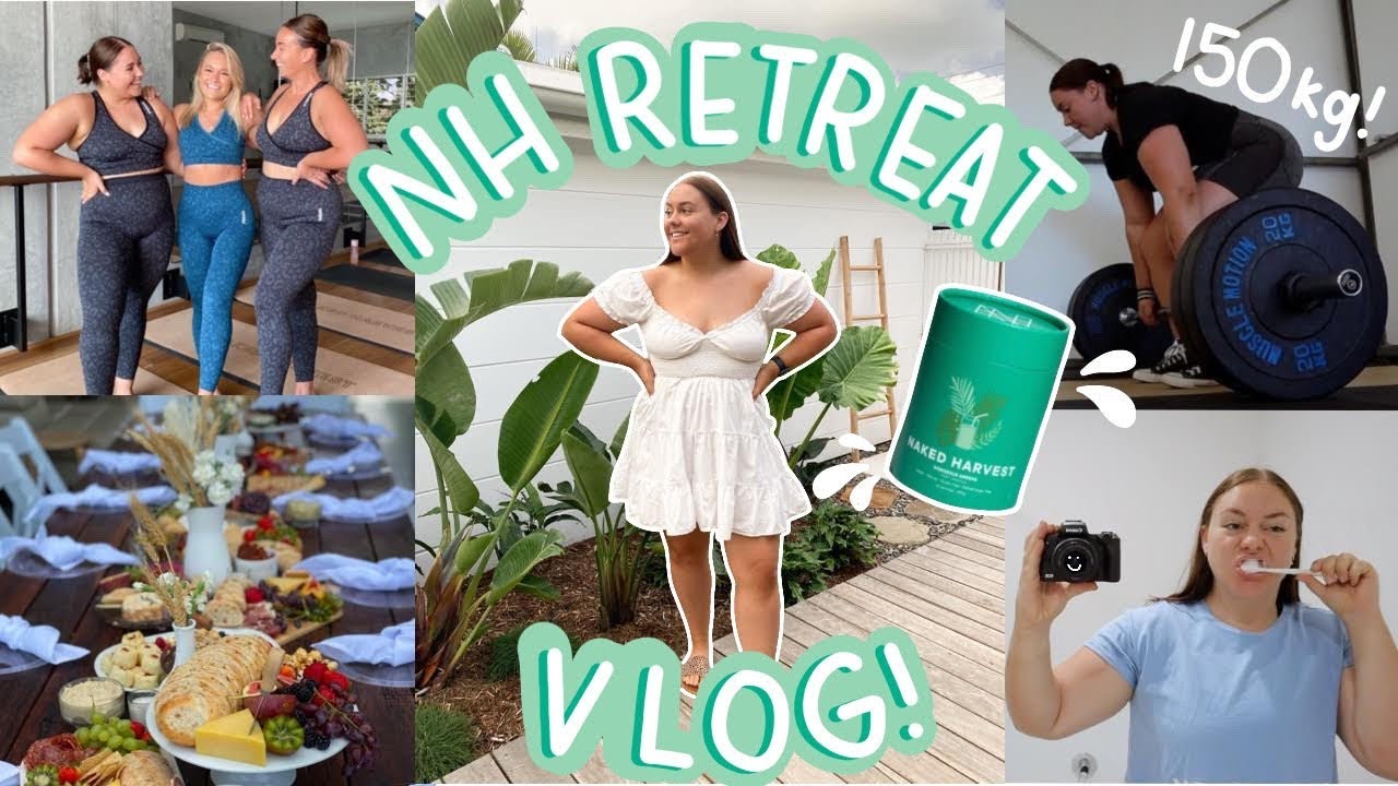 WEEKLY VLOG - hitting gym goals, NH retreat & hen's weekend! 🥳 Georgia Richards