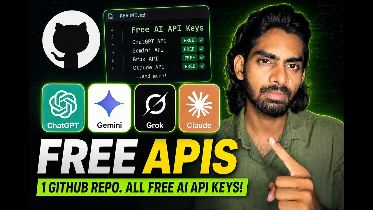 1 GitHub Repo,  100 AI API keys | Unlimited | Gemini, Grok, Kimi, ChatGPT, Deep Seek