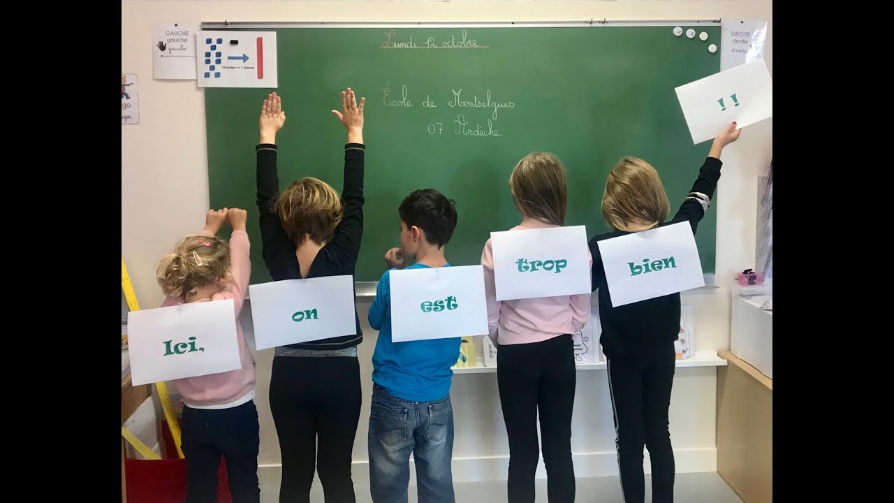Au coeur d'une école rurale, l'école de Montselgues.