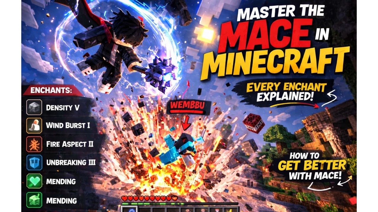 How to MASTER the Mace in Minecraft 1.21 (Best Enchants + PvP Guide)