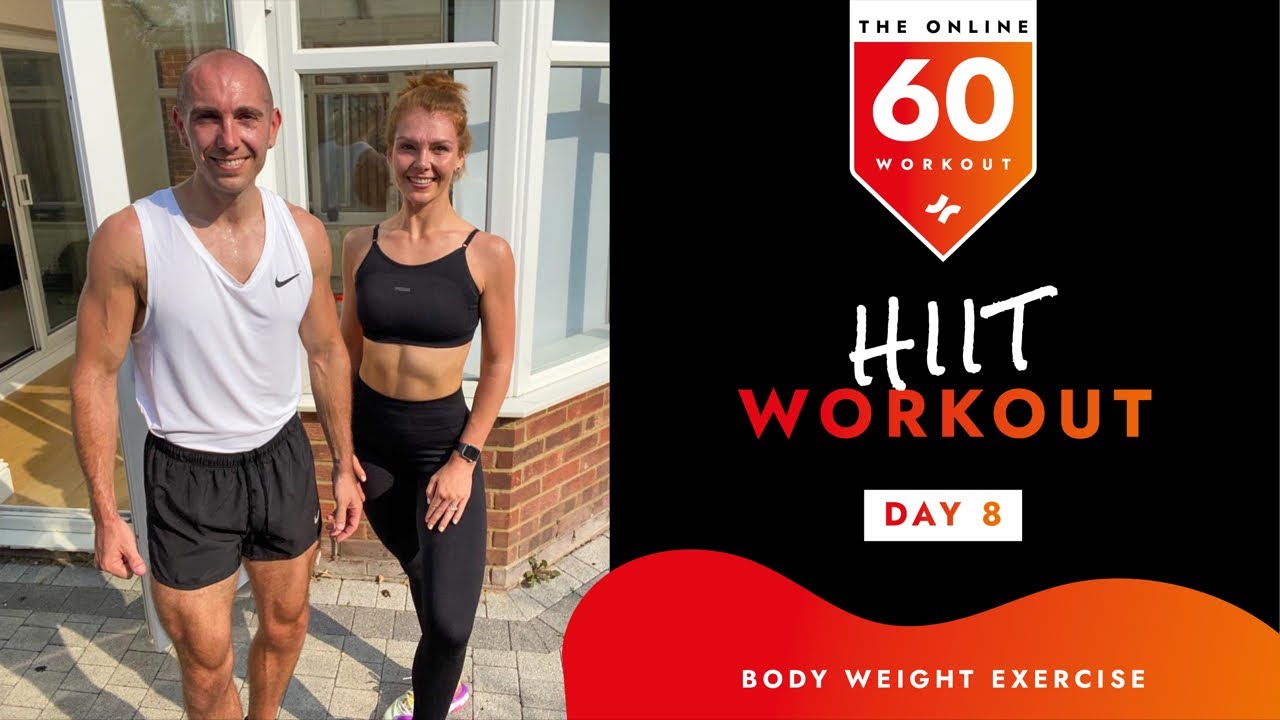 ДЕНЬ 8 | ОНЛАЙН-ПРОГРАММА 60 | HIIT и пресс | BODYBYJR TV