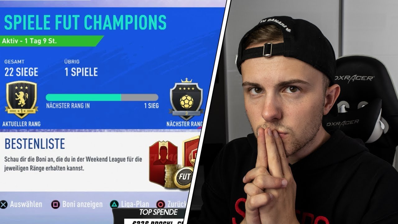 EMOTIONALES LETZTES SPIEL um ELITE 😱 WEEKEND LEAGUE | FIFA 19 GamerBrother STREAM HIGHLIGHTS