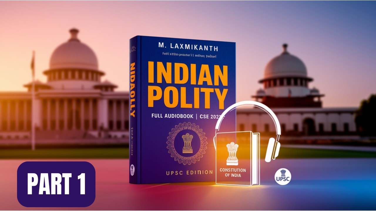 Indian Polity by M. Laxmikanth Part 1 (7th Edition) | Full Audiobook | UPSC CSE 2025, State PCS, SSC