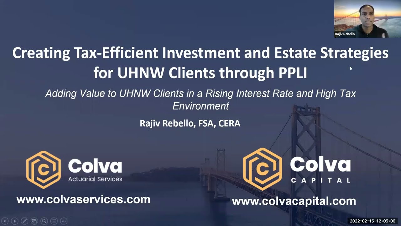 Creating Tax-Efficient Wealth Strategies for UHNW Clients through Private Placement Life Insurance
