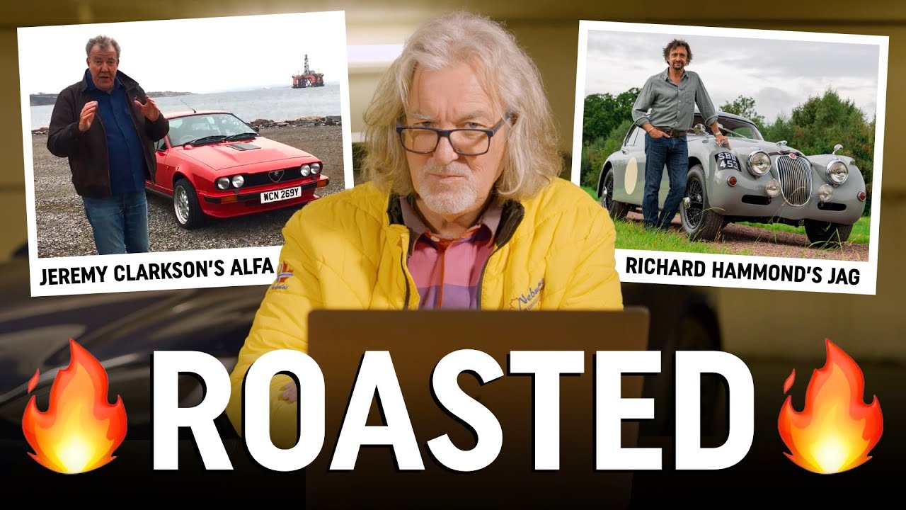 James May roasts Jeremy Clarkson & Richard Hammond's cars