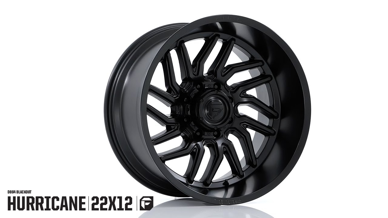 Fuel Off-Road | Hurricane D864 | 22x12 | Blackout