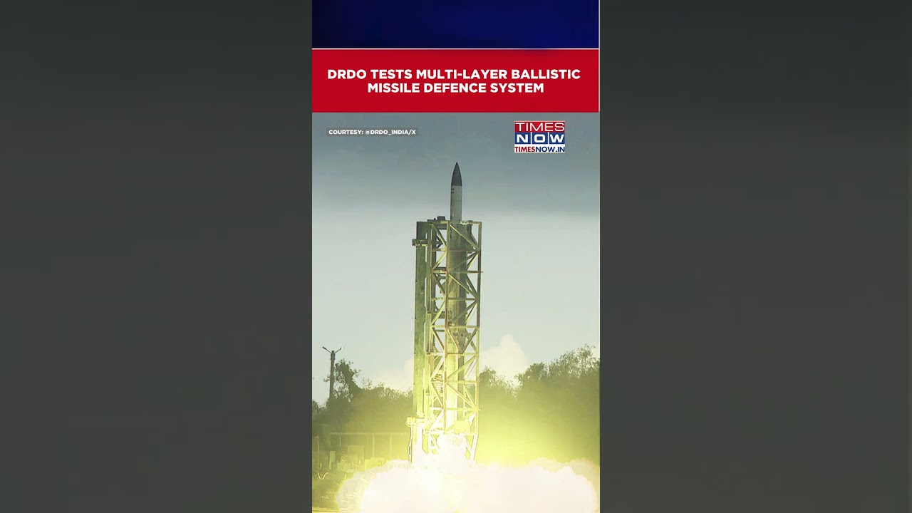 DRDO Conducts Successful Multi Layer Ballistic Missile Defence Test #shorts