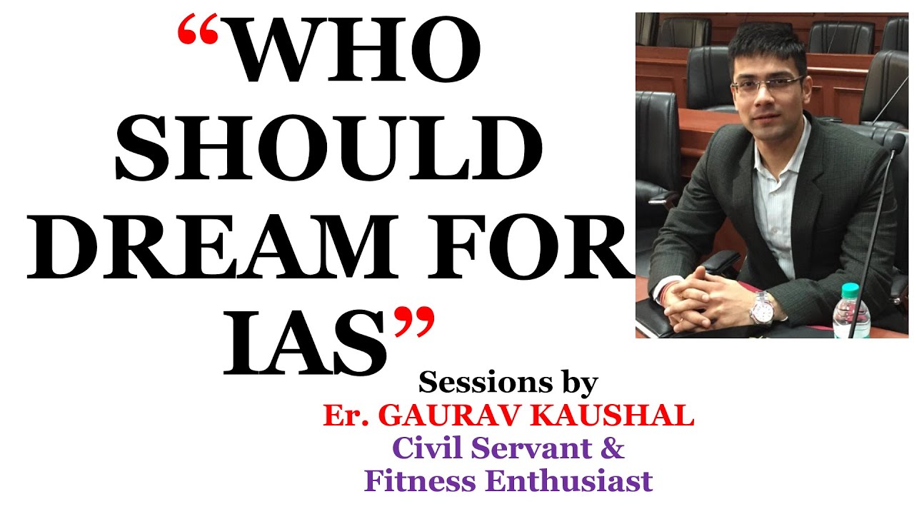 WHO SHOULD DREAM FOR IAS?