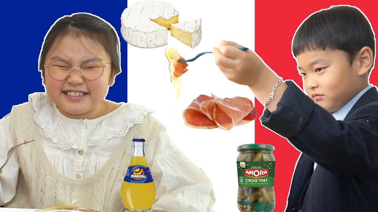ENFANTS CORÉENS VS BOUFFE FRANÇAISE