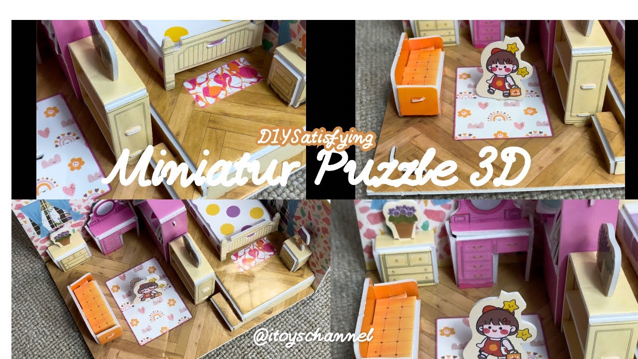 Satisfying DIY Miniature puzzle 3D