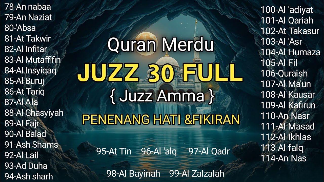Ngaji Merdu Juz 30 Full ( JUZ AMMA ) Suara Merdu Menyentuh Hati,Terbaru 2026 | by Alaa Yasser