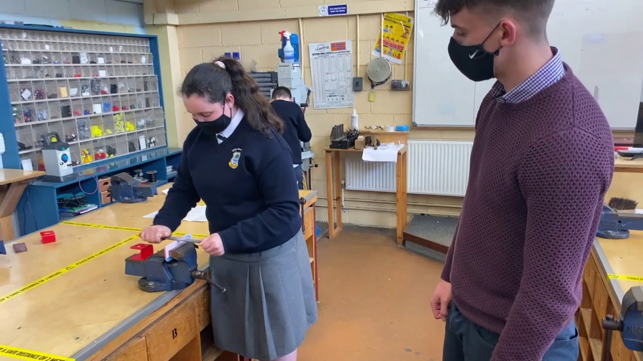 Metalwork in Coláiste Mhuire Co-Ed. Thurles