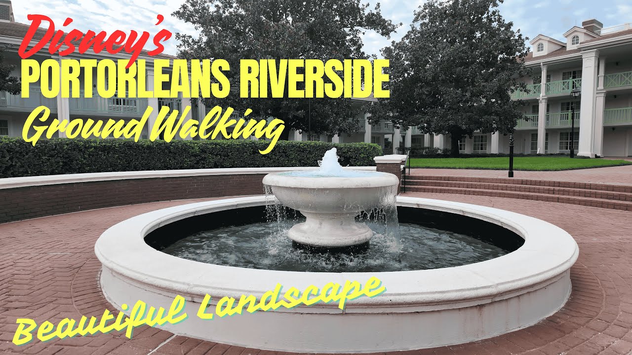 Walking around Magnolia Bend Section of Disney's Port Orleans Resort-Riverside.