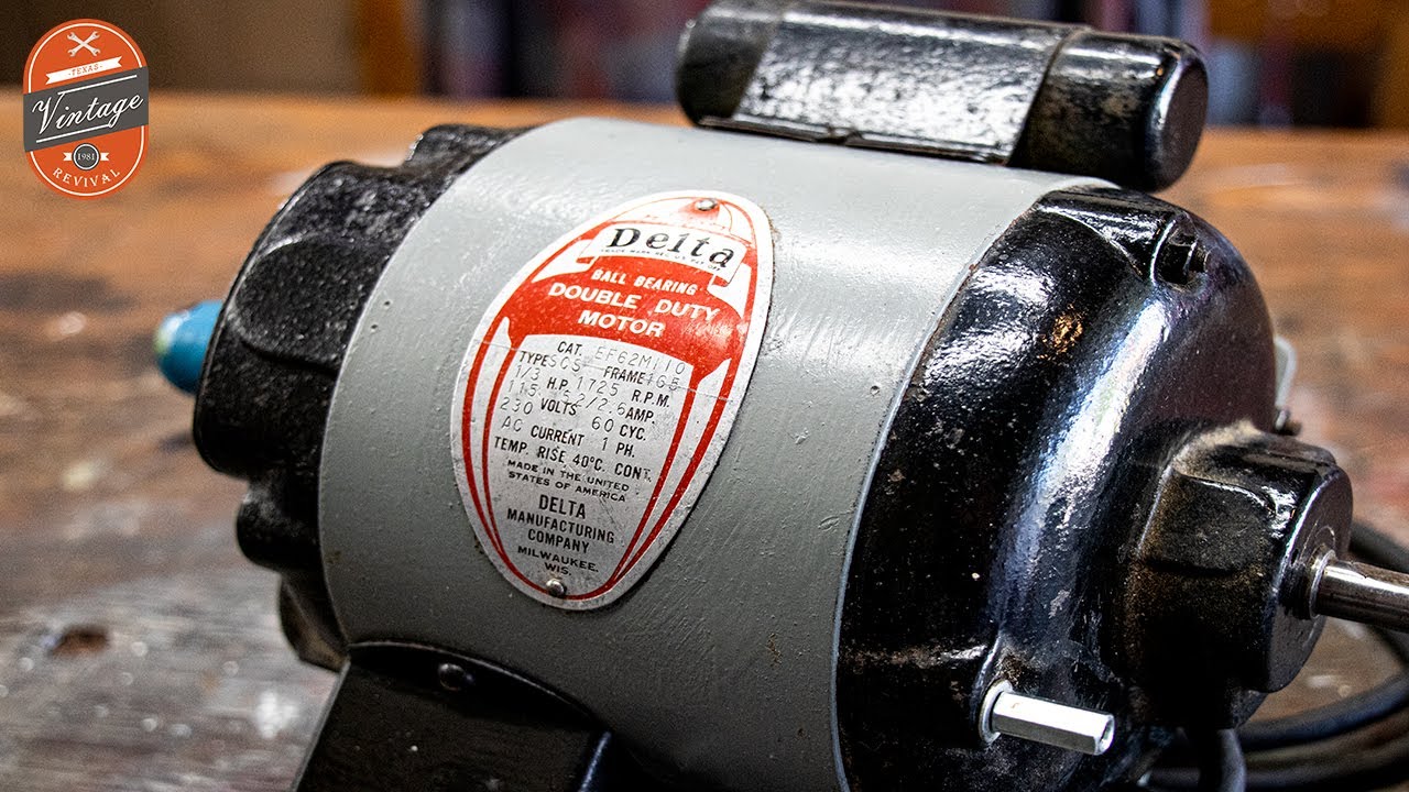 1930's Delta Double Duty motor Restoration for the DP 220