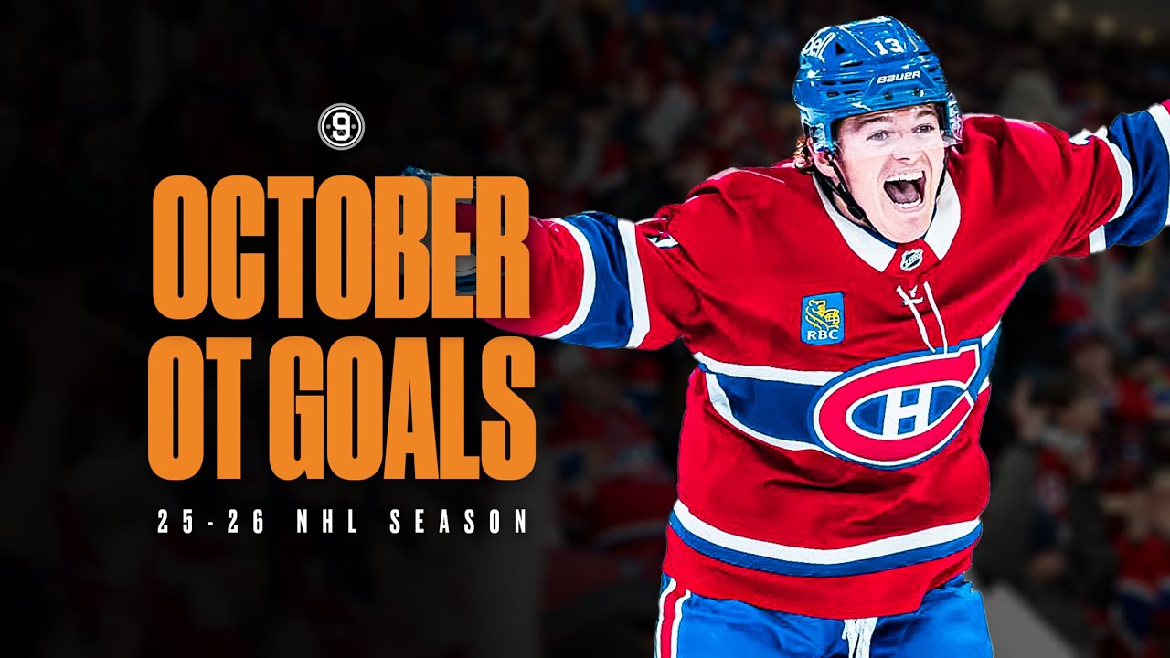 Every NHL OT Goal from October (2025-26)