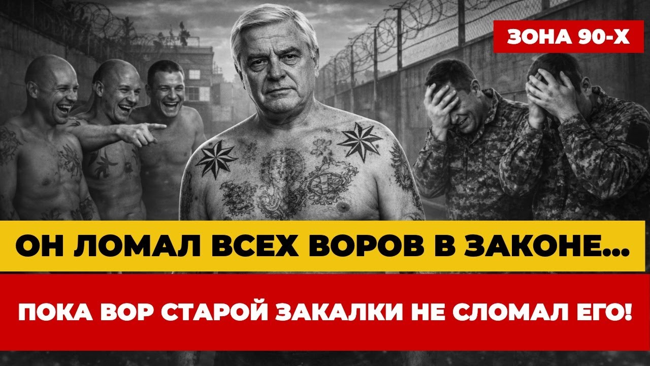 ОН 10 ЛЕТ ЛОМАЛ ВОРОВ В ЗАКОНЕ... ПОКА ВОР СТАРОЙ ЗАКАЛКИ НЕ СЛОМАЛ ЕГО! Реальная история из жизни!