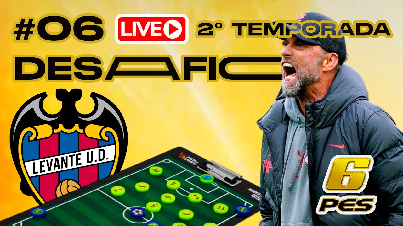 #06 O Levante segue bem e Vivo em todas Competições! | Modo Liga Pes 6
