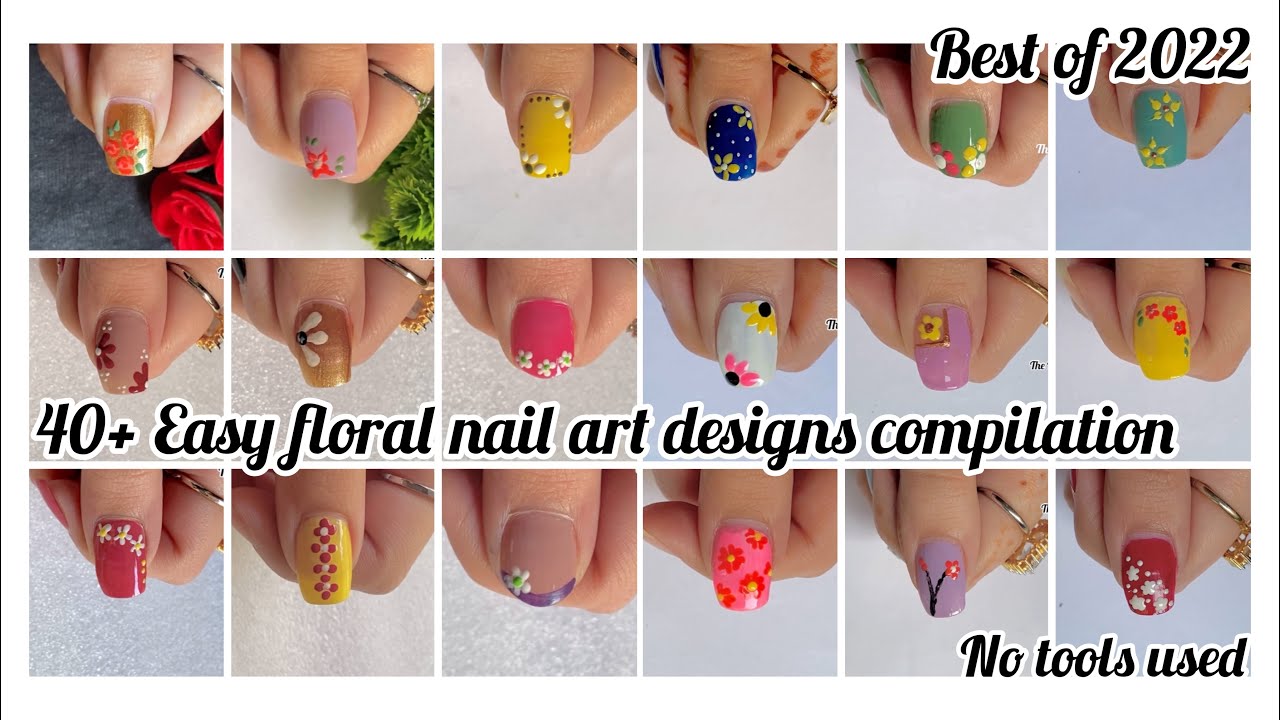 Easy best nail art designs 2022 || No tools nail art designs compilation