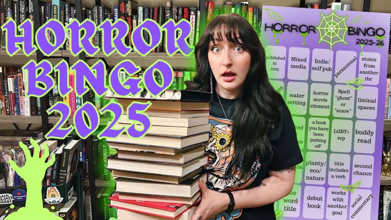 25 книг ужасов, которые стоит прочитать в этот жуткий сезон 👻 | HORROR BINGO TBR