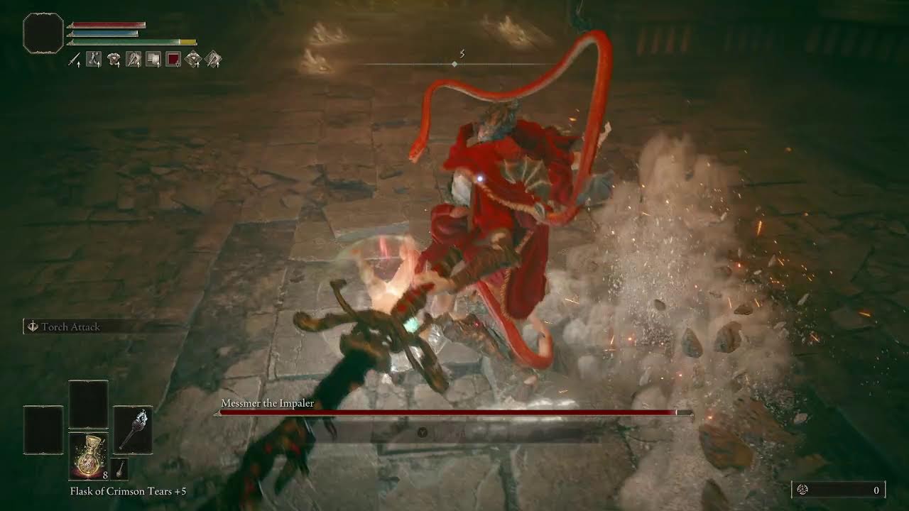 Elden Ring level One Torch Only