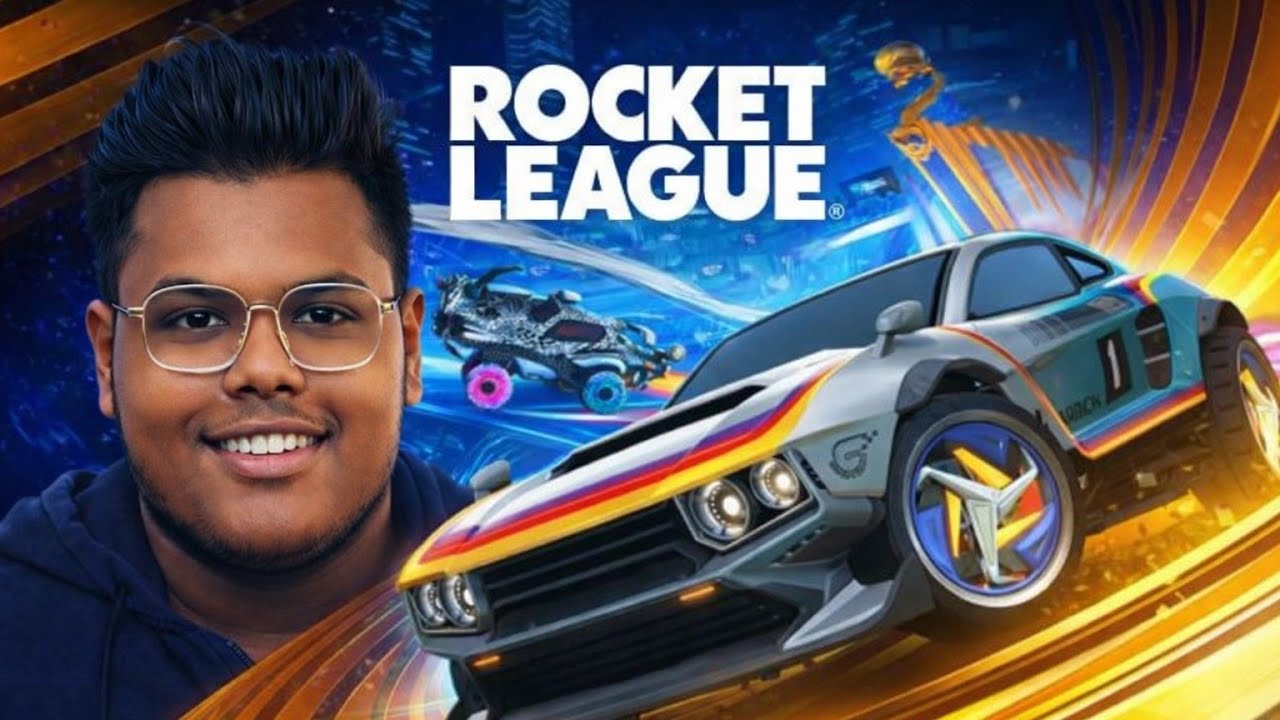 Playing football with car rocket league gameplay 😎