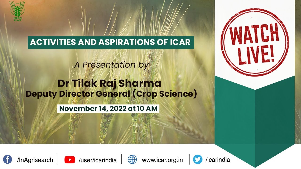 Activities and Aspirations of ICAR