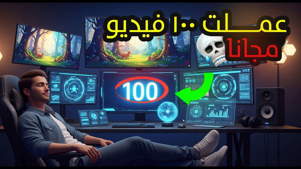 🚀 صناعة المحتوى تلقائيًا | أفضل أداة مجانية لتوليد فيديوهات ذكاء اصطناعي (100% مجانًا)