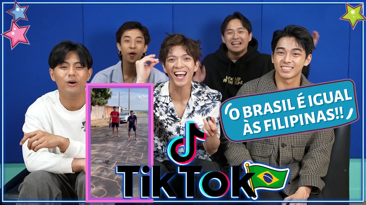GRUPO FILIPINO REAGE A BRINCADEIRAS INFANTIS BRASILEIRAS (COM BGYO)