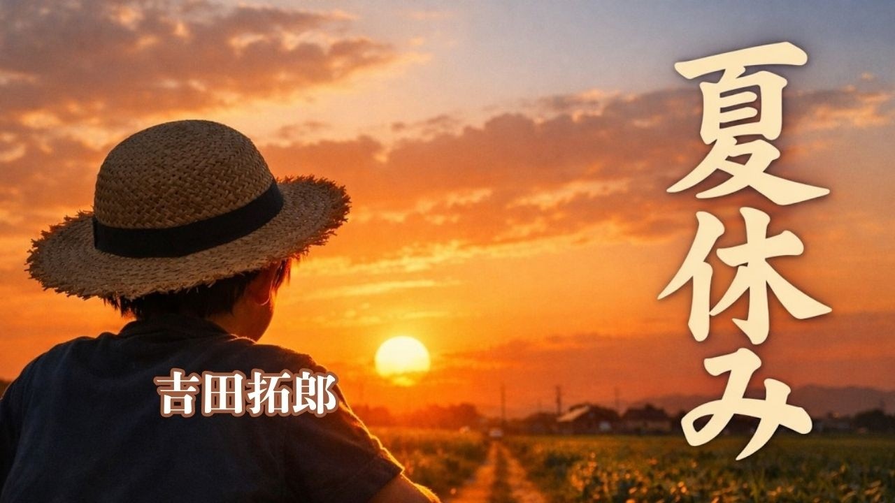 あの夏が、蘇る。｜吉田拓郎「夏休み」