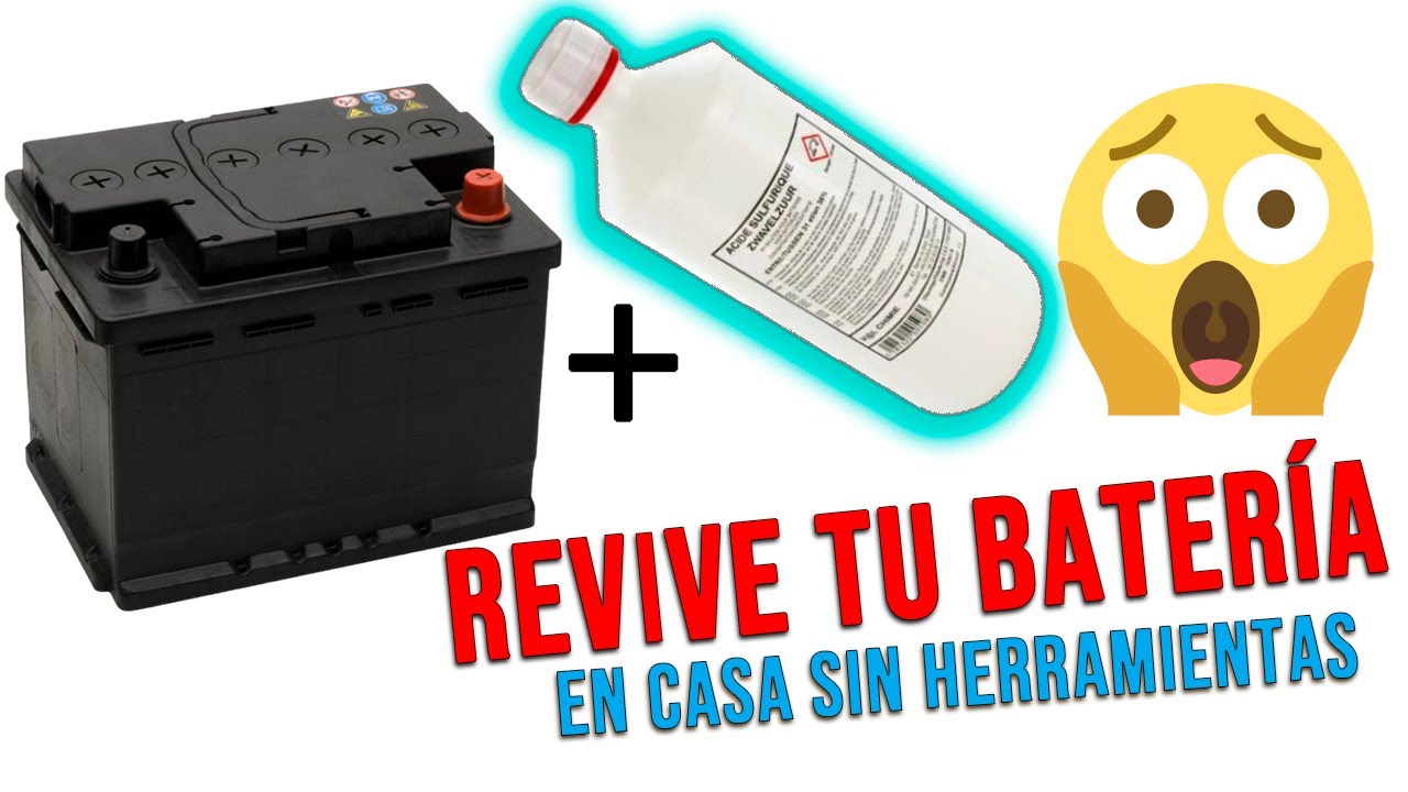 C&oacute;mo Reparar la bater&iacute;a de carro en 2 MINUTOS (En Casa Y sin Herramientas)
