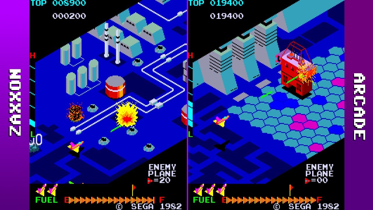 Zaxxon Longplay (Arcade) [QHD]