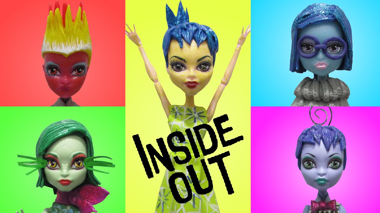 Play Doh Monster High INSIDE OUT   Inspired Costumes