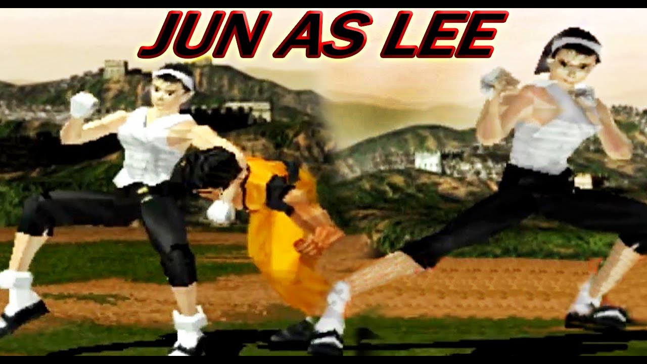 [TAS] Jun With Lee's Moves Gameplay - Tekken 2 (Arcade Version) (Requested) (2nd Costume)