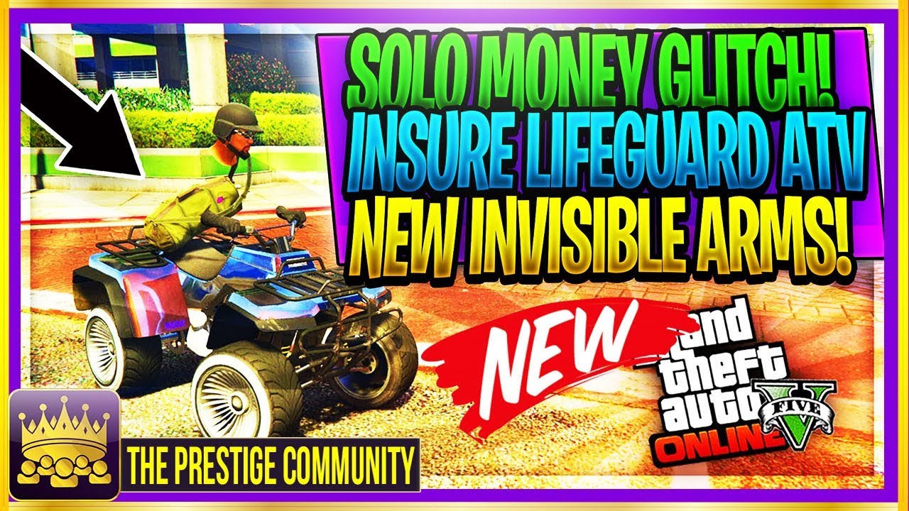 GTA 5 NEW TOP GLITCHES! SOLO $10,000,000 Money Duplication, Insure Lifeguard Blazer, Invisible Arms!