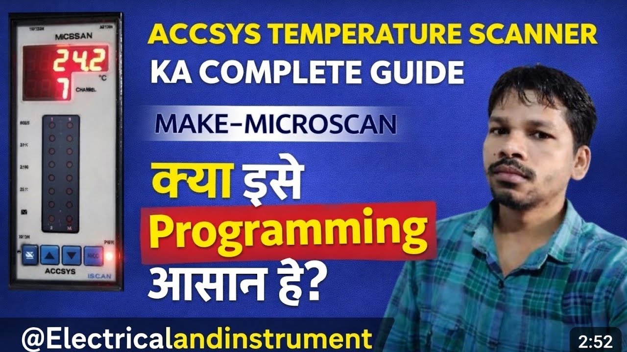 temperature scanner | temperature scanner settings | temperature scanner 8 channel masibus |