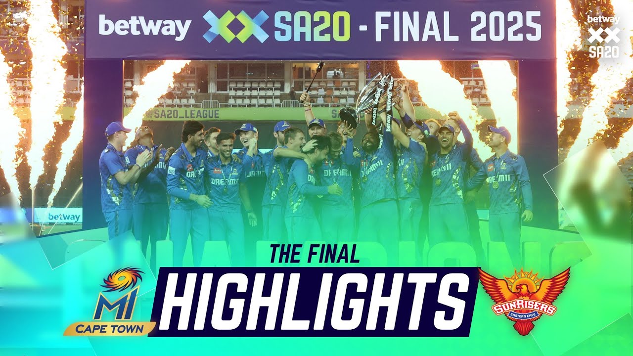 MI Cape Town v Sunrisers Eastern Cape | Match 34th The Final Highlights | Betway SA20