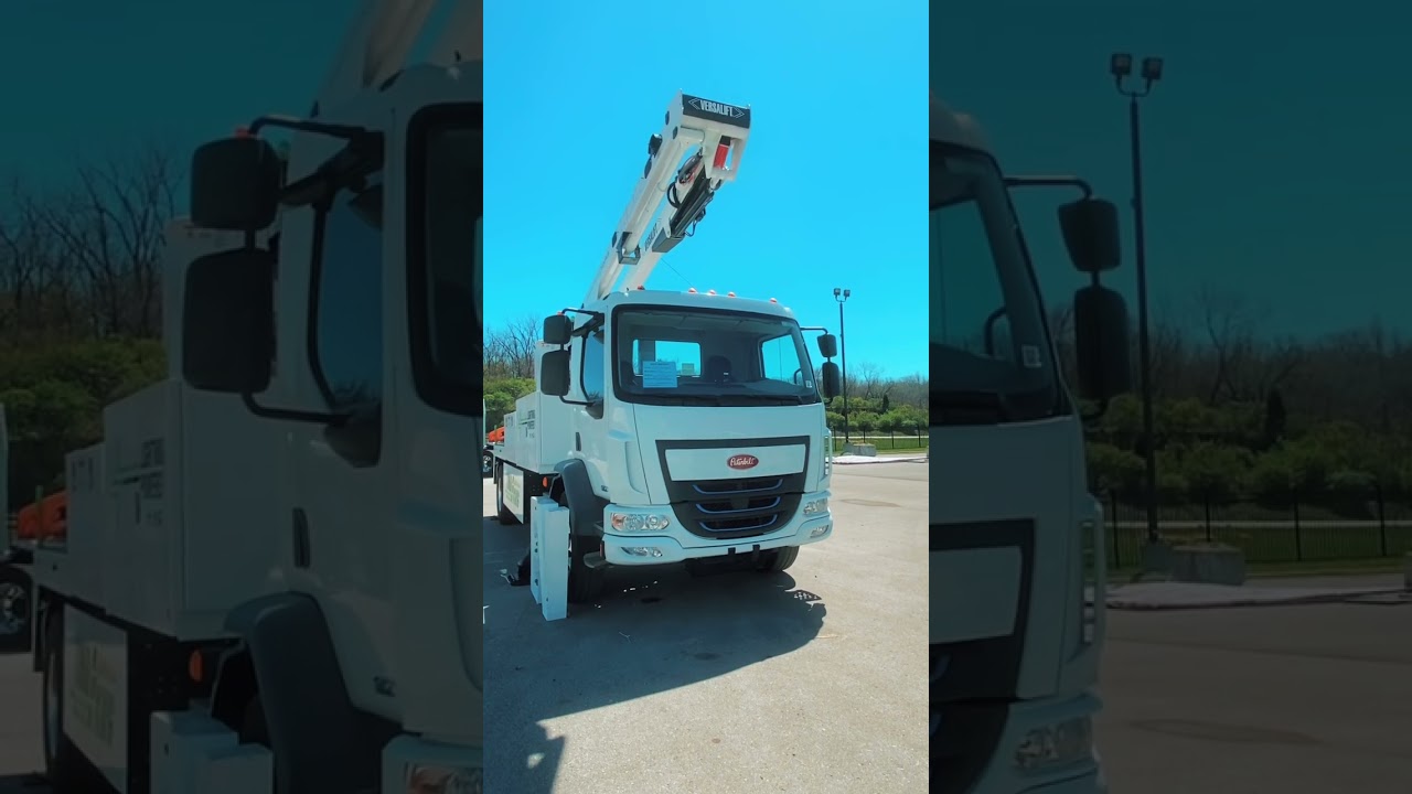 Peterbilt VST-52 EV Bucket Truck #utilities #shorts