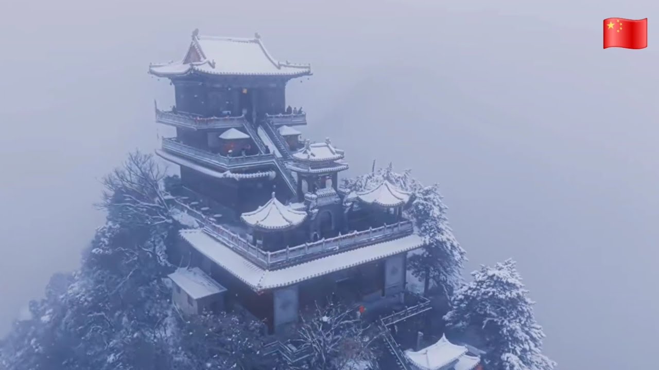 눈내린 겨울도 아름다운 중국 서안 진링산 🇨🇳[중국여행] 천궁 (중난산 남오타이 풍경명승) 구독과 좋아요 부탁드립니다. 감사합니다. 