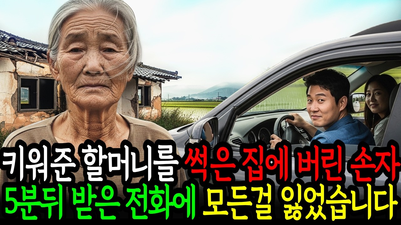 키워준 할머니를 썩은 집에 버린 손자, 5분 뒤 받은 전화 한통에 모든걸 잃었습니다 | 노후사연 | 감동사연 | 사연라디오 | 오디오북