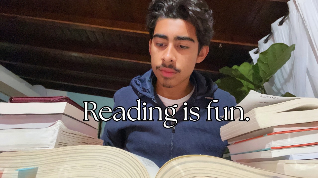 Here's why I enjoy reading books
