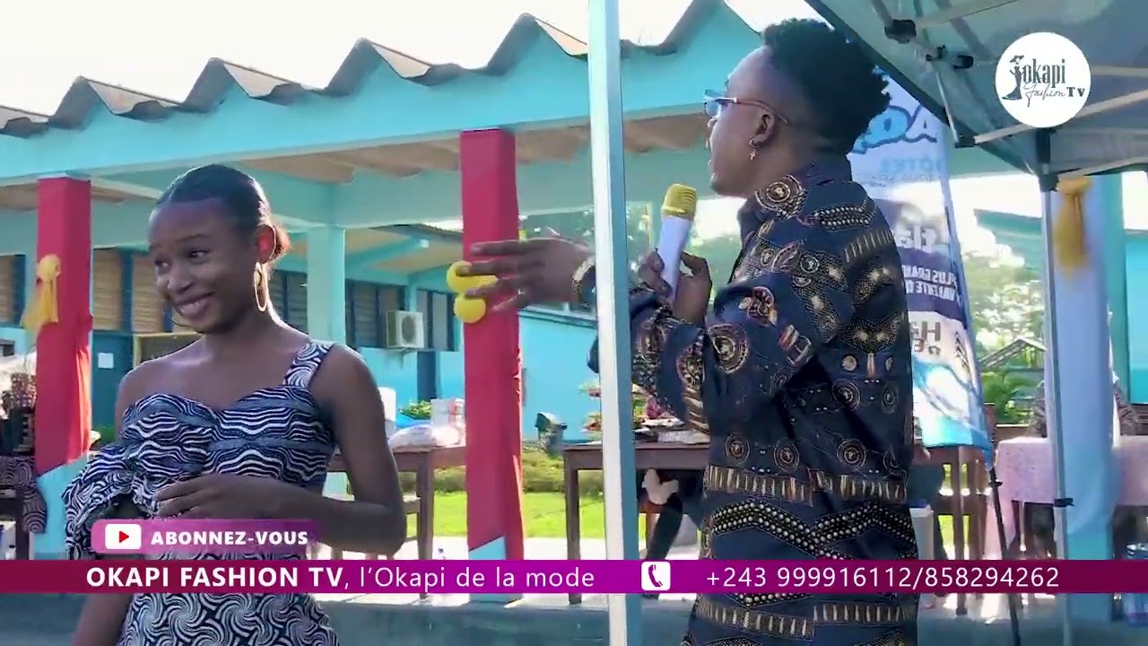 ISAM KINSHASA BALL DE FIN D'ANNÉE LAKISA TALENT [ OKAPI DE LA MODE ]