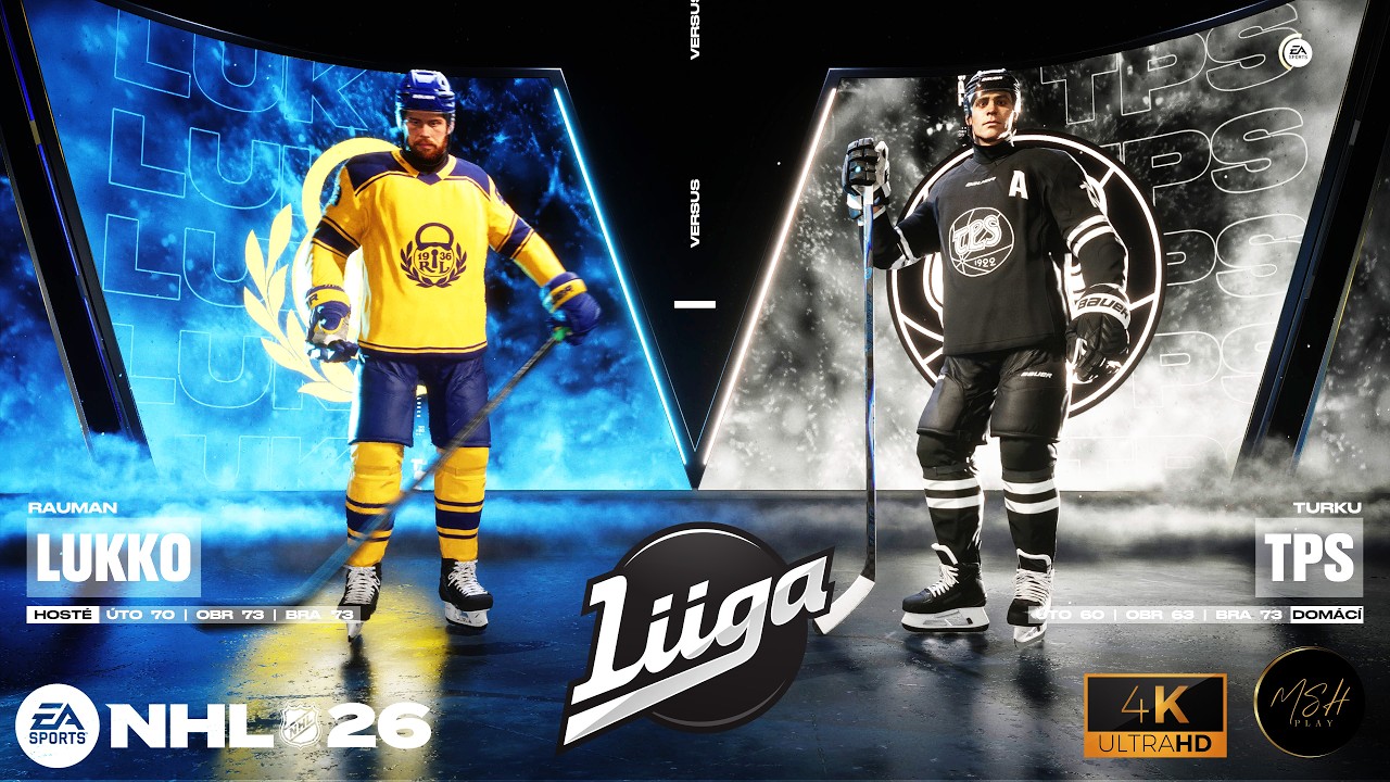 LIIGA | LUKKO Rauman - TPS Turku (NHL26 GAMEPLAY)