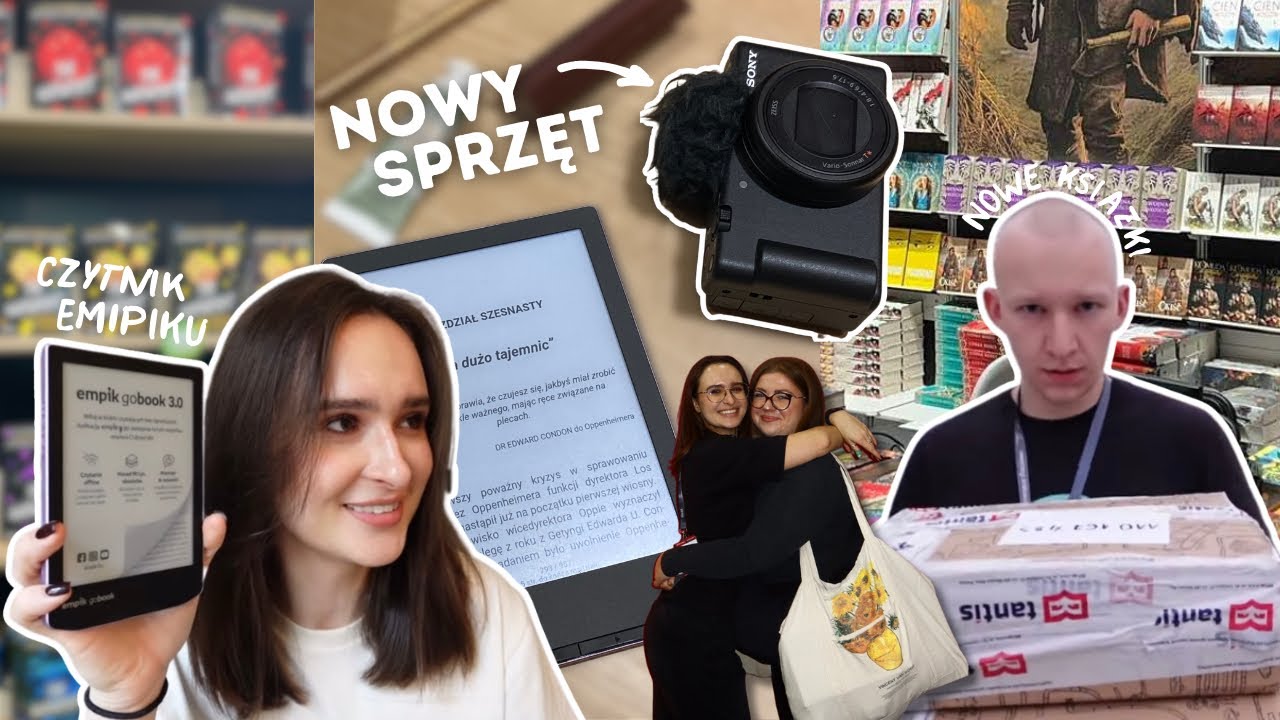 ULTIMATE BOOK VIDEO, czyli nowy czytnik, książkowe zakupy i imprezy wydawnicze | READING VLOG📚🏃🏽‍♀️