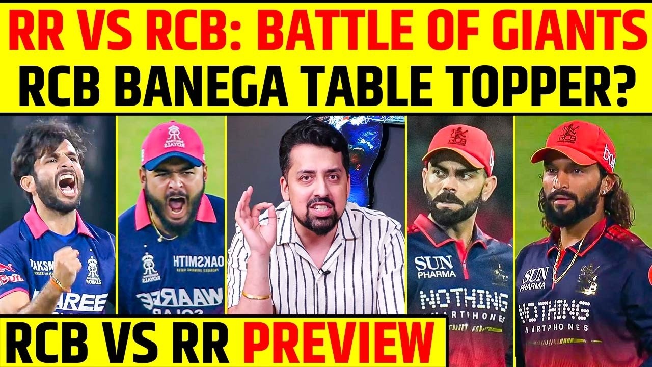 RR VS RCB: BATTLE OF GIANTS | WILL RCB BECOME TABLE TOPPER? | RCB VS RR PREVIEW #rcbvsrr #ipl2026