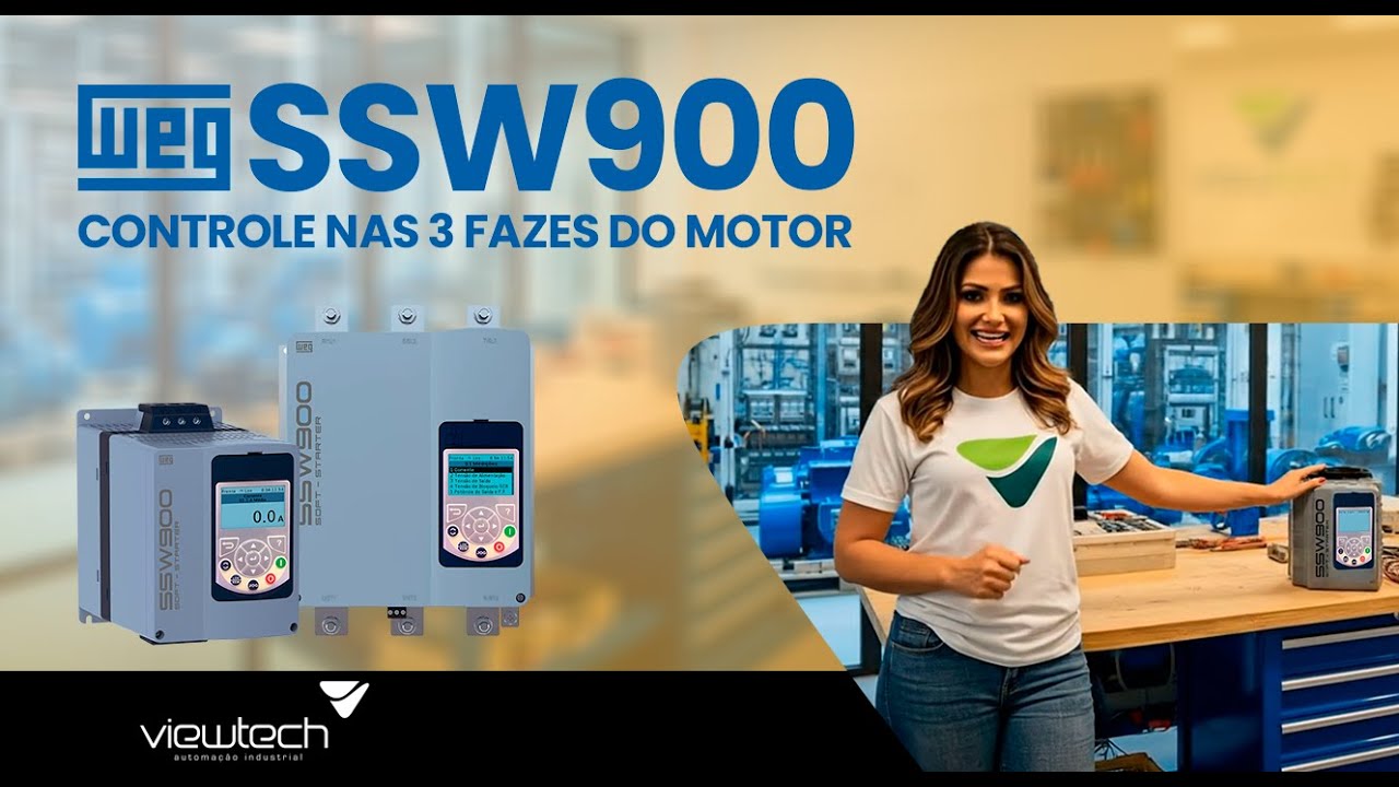 SSW900 WEG &ndash; A Soft-Starter Mais Avan&ccedil;ada | Recursos, Comunica&ccedil;&atilde;o, Curvas e Aplica&ccedil;&otilde;es
