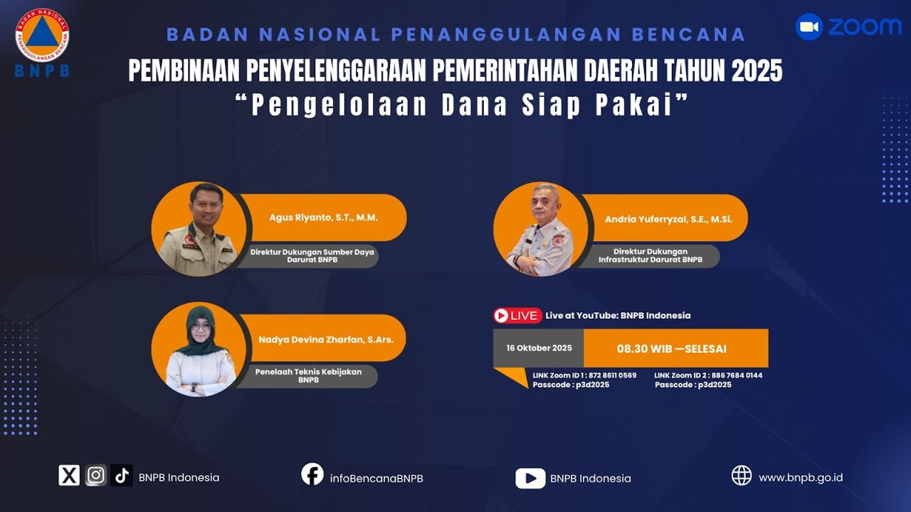 Webinar: Pengelolaan Dana Siap Pakai